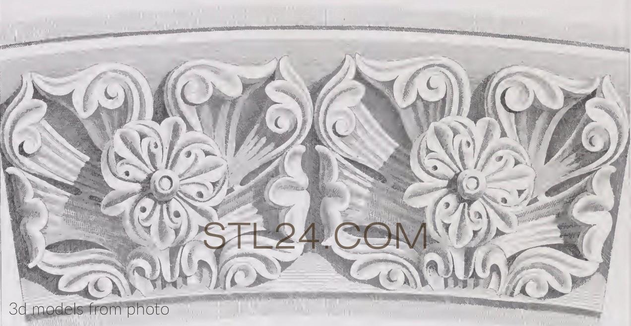 Фризы (FRIESE_0249 -  | 3D model 3DSMAX / OBJ / STL) 3D модель для ЧПУ станка